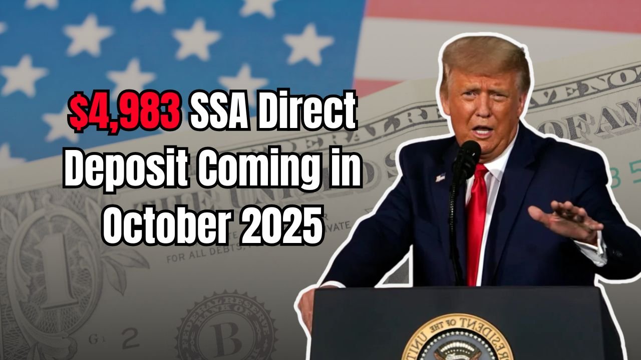 $4,983 SSA Direct Deposit Coming in October 2025 – See Who Qualifies