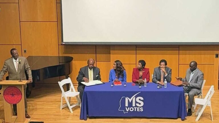 Senate Candidates Connect with Students During Tougaloo College Forum