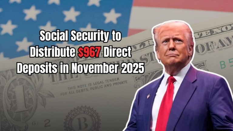 Social Security to Distribute $967 Direct Deposits in November 2025