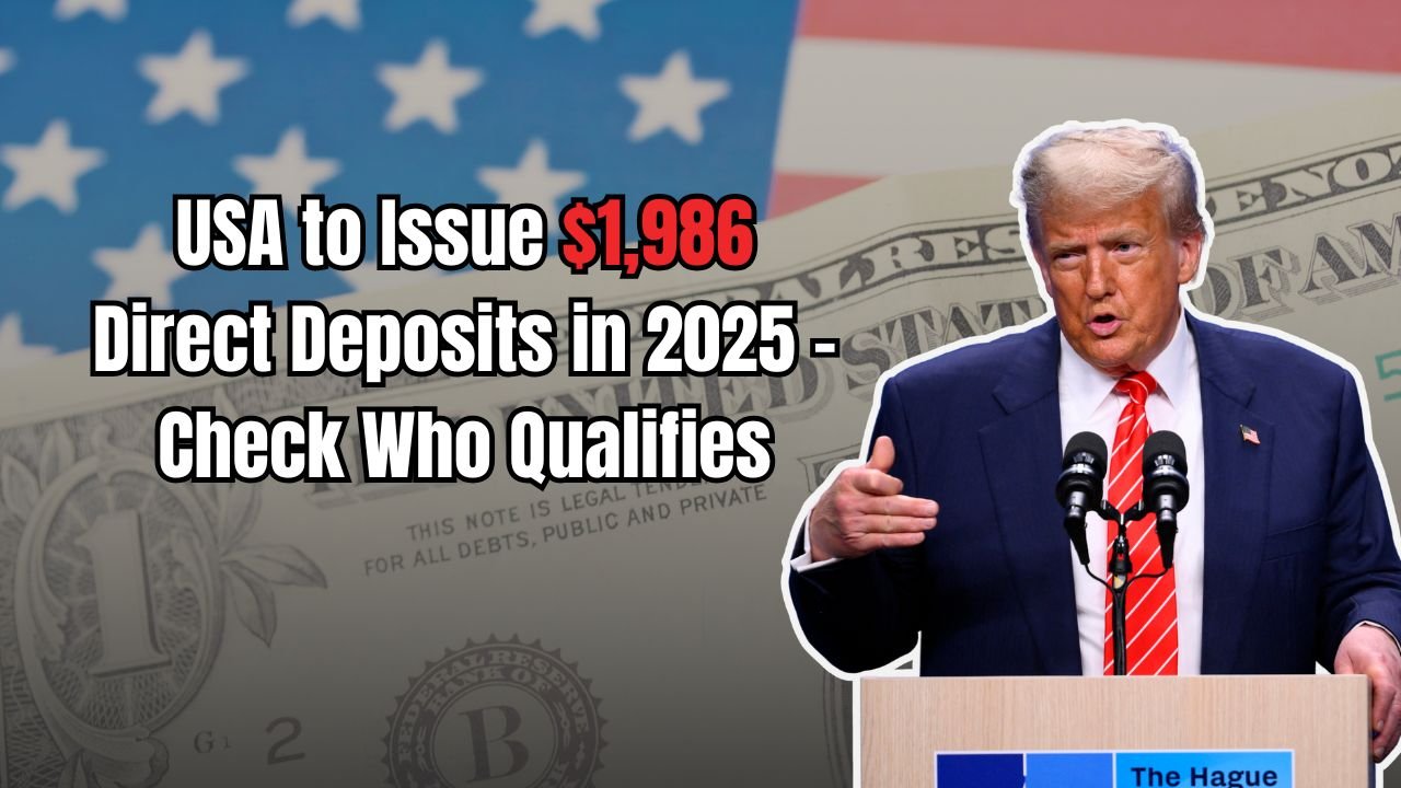USA to Issue $1,986 Direct Deposits in 2025 – Check Who Qualifies