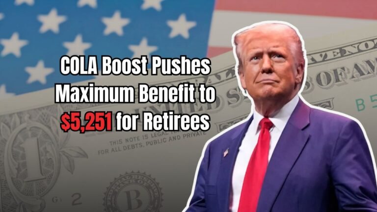 2026 Social Security Raise: COLA Boost Pushes Maximum Benefit to $5,251 for Retirees