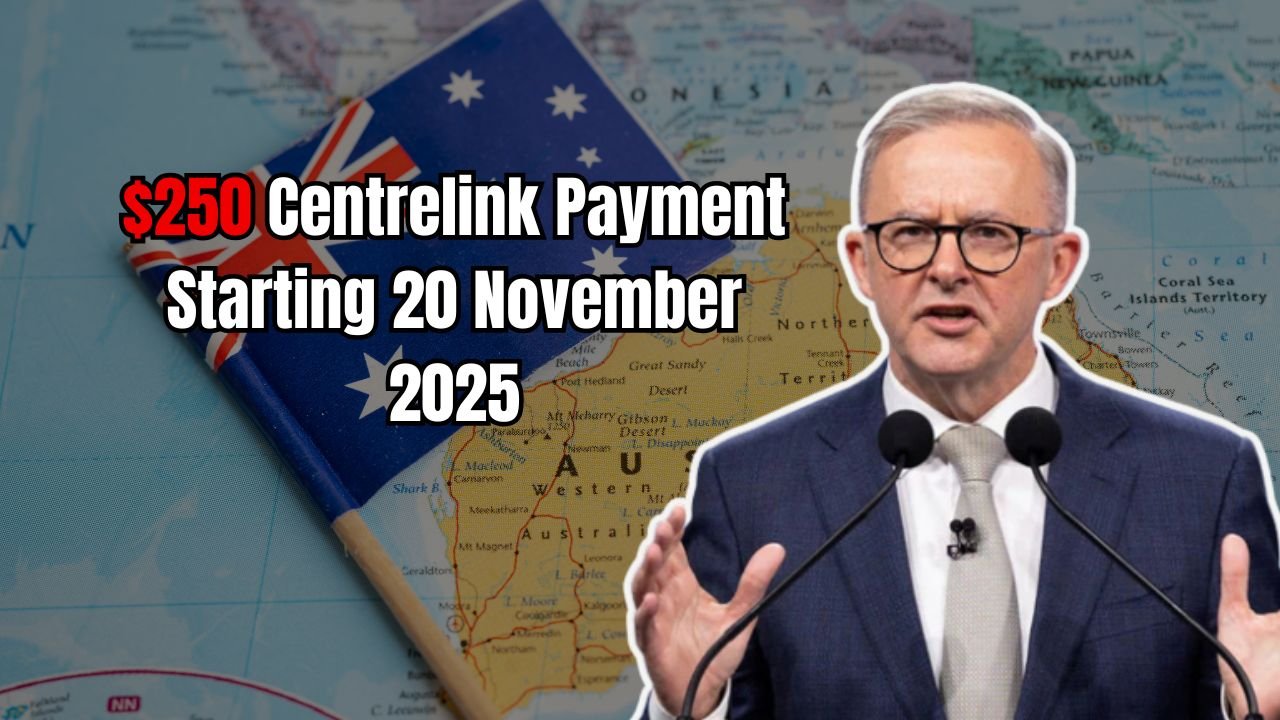 $250 Centrelink Payment Starting 20 November 2025 – Find Out Who Qualifies and When It’s Paid
