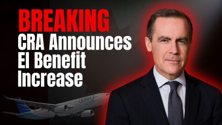 CRA Announces EI Benefit Increase — Updated Rates and Eligibility from November 16, 2025