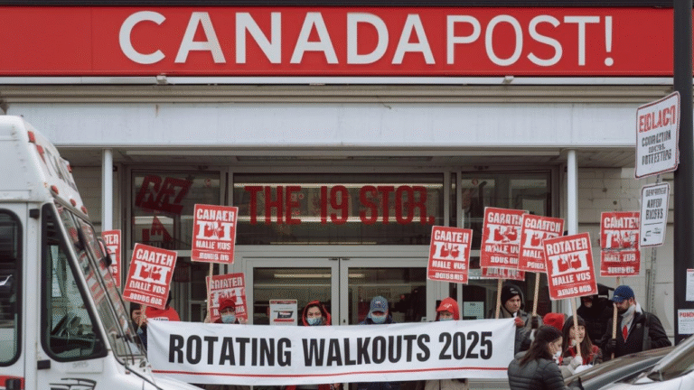 Canada Post Strikes 2025 Rotating Walkouts Disrupt Mail Delivery Nationwide