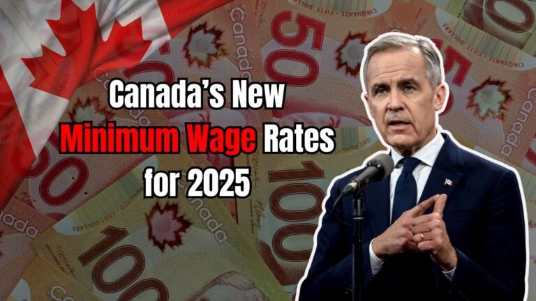 Canada’s New Minimum Wage Rates for 2025 — Who Qualifies and When They Start