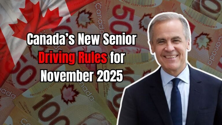 Canada’s New Senior Driving Rules for November 2025 — Key Changes Every Older Driver Must Know