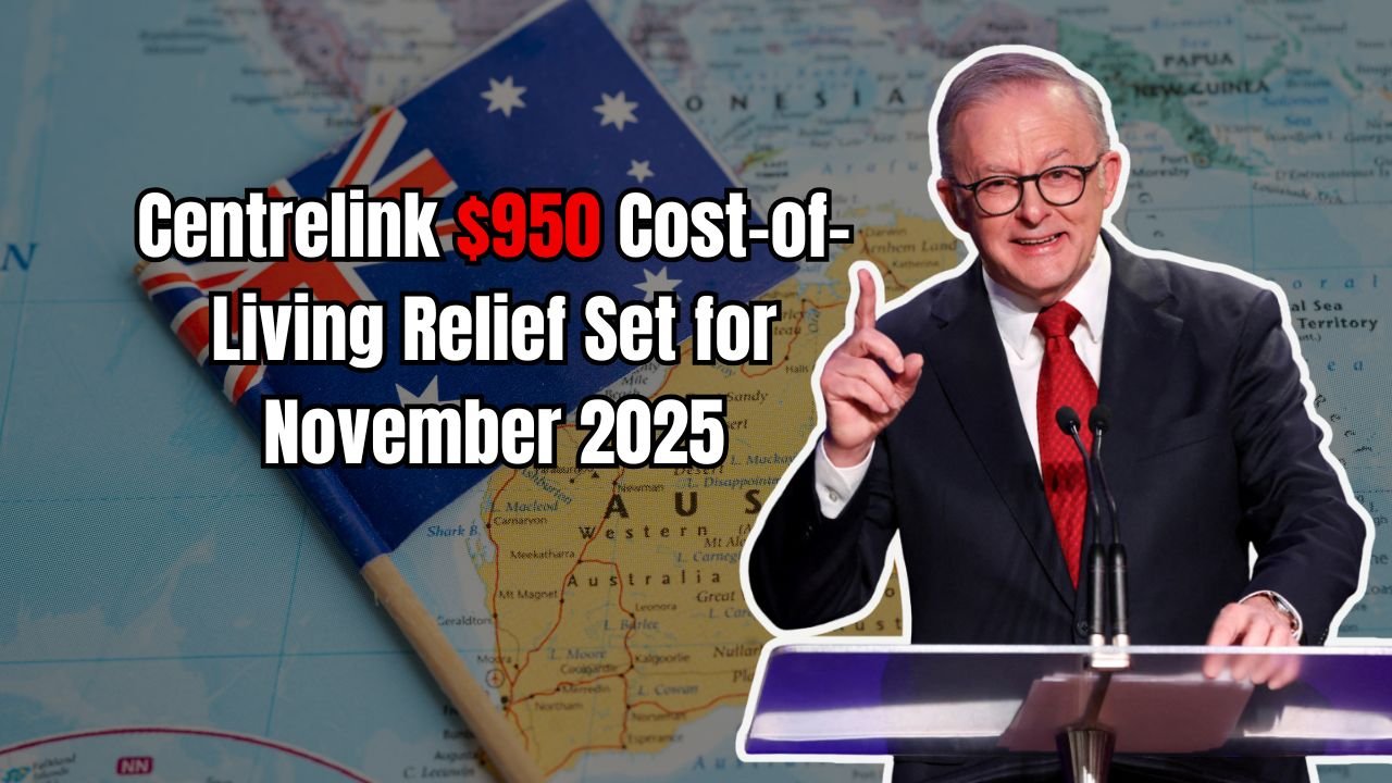 Centrelink $950 Cost-of-Living Relief Set for November 2025 Payout Across Australia