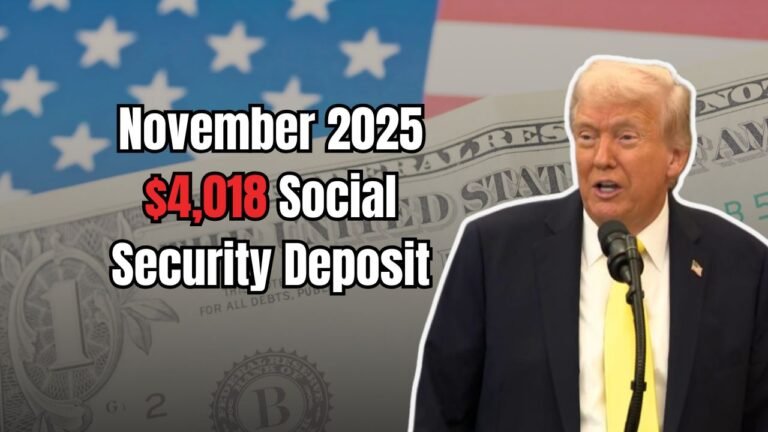 November 2025 $4,018 Social Security Deposit – Check If You Qualify and When You’ll Be Paid