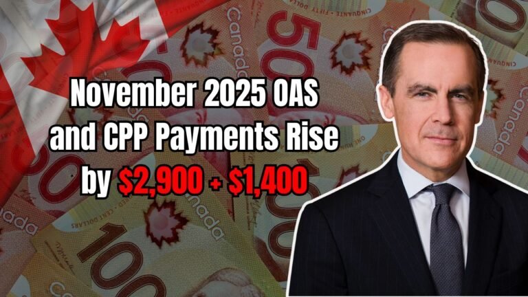 November 2025 OAS and CPP Payments Rise by $2,900 + $1,400 — Learn Who Qualifies