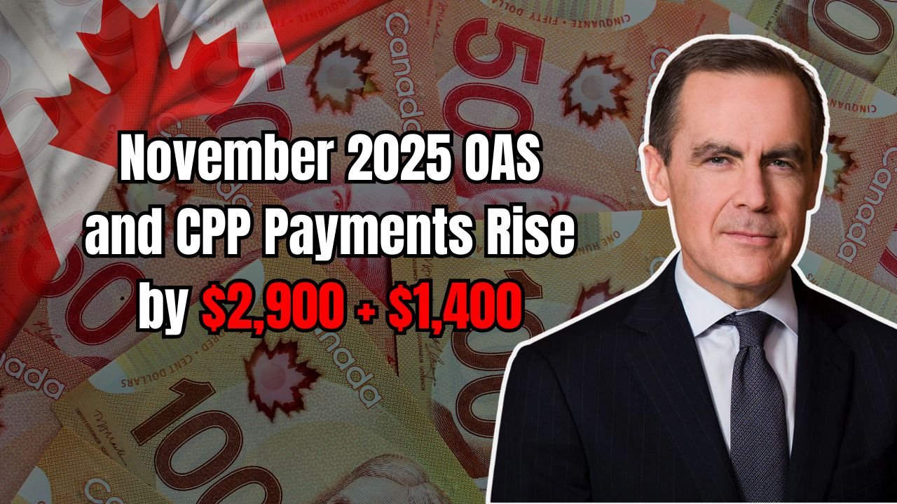 November 2025 OAS and CPP Payments Rise by $2,900 + $1,400 — Learn Who Qualifies