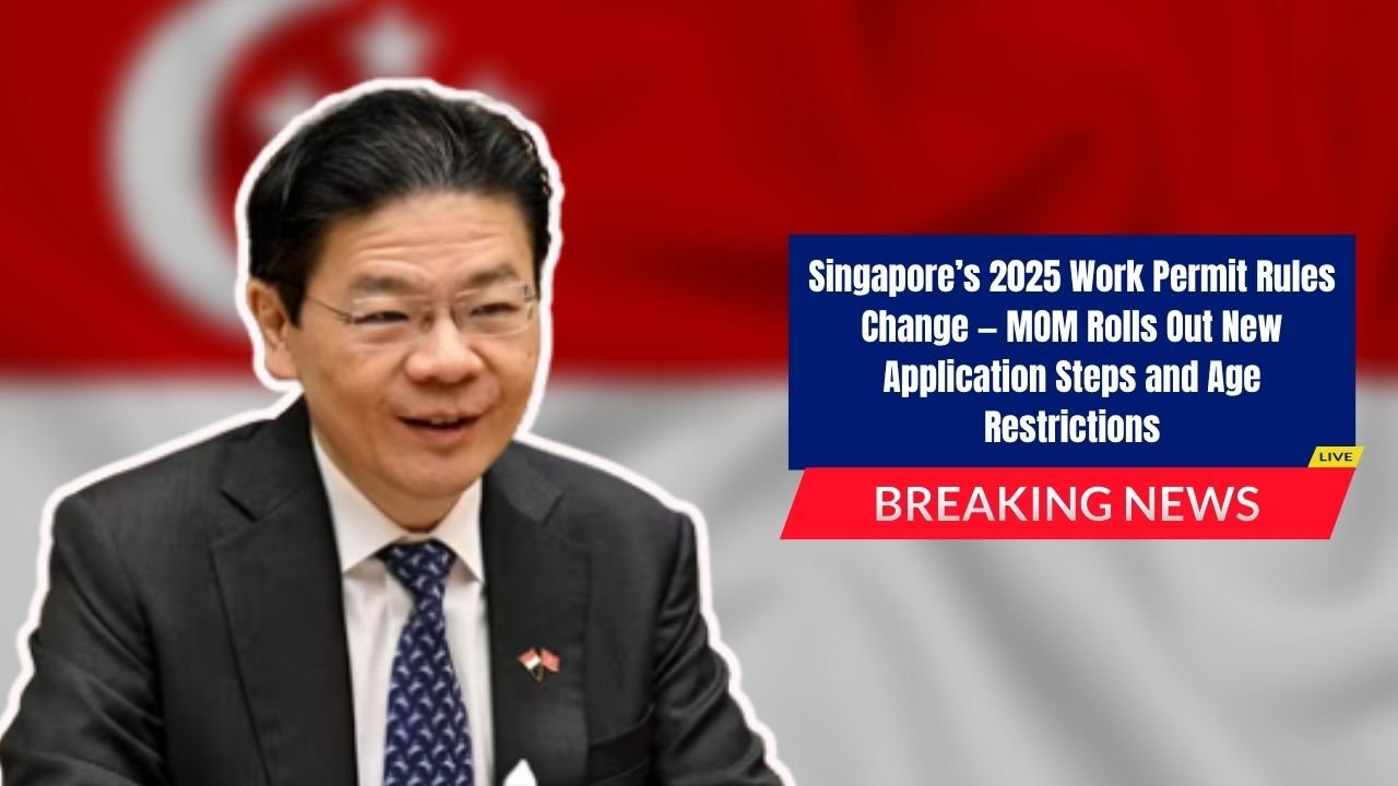 Singapore’s 2025 Work Permit Rules Change — MOM Rolls Out New Application Steps and Age Restrictions